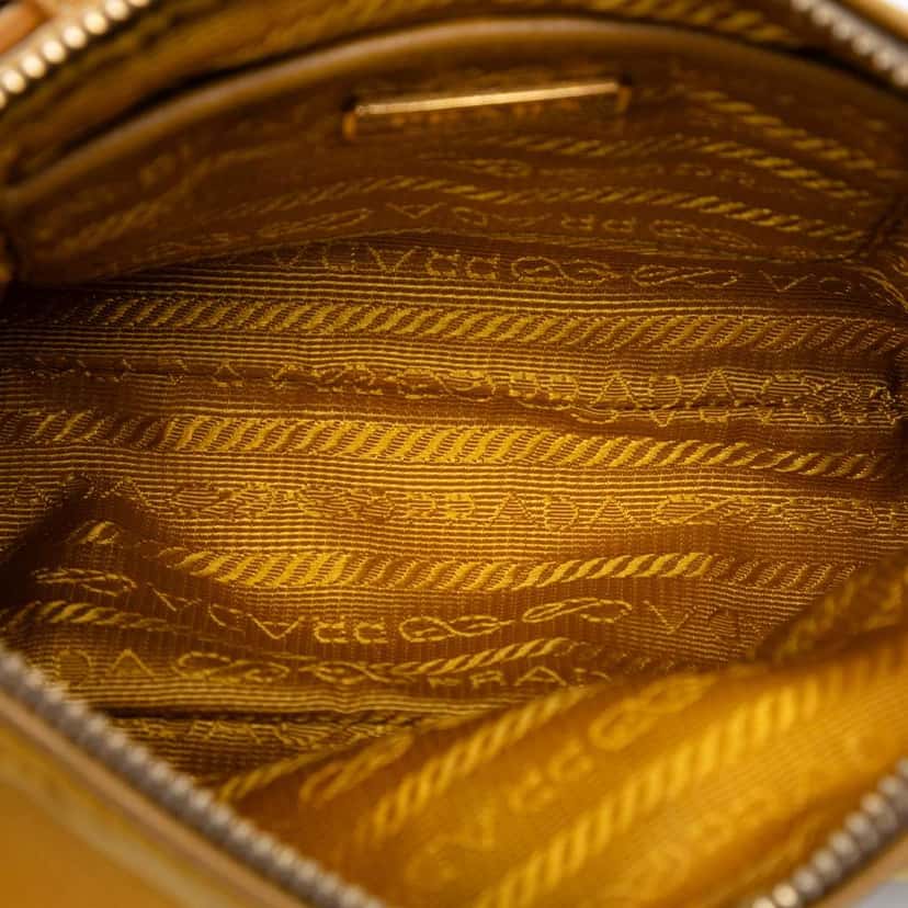 Prada Tessuto Shoulder Bag Yellow Very good condition - Model View