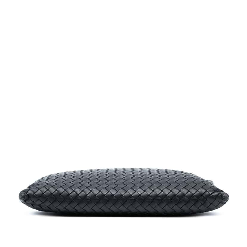 Bottega Veneta Nappa Intrecciato Clutch Black Leather Good condition - Inside View
