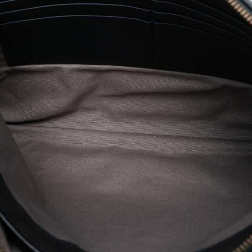 Bottega Veneta Nappa Intrecciato Clutch Black Leather Good condition - Model View