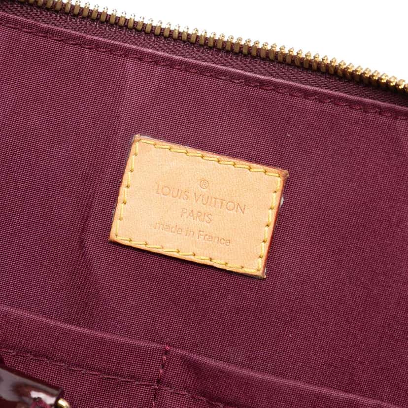 Louis Vuitton Monogram Vernis Alma PM Purple Leather Good condition - Box View