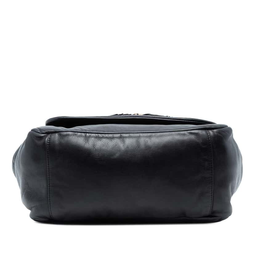 Chanel CC Lambskin Disc Bon Bon Flap Black Leather Good condition - Inside View