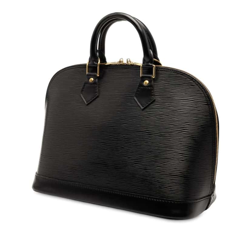 Louis Vuitton Epi Alma PM Black Leather Good condition - Back View