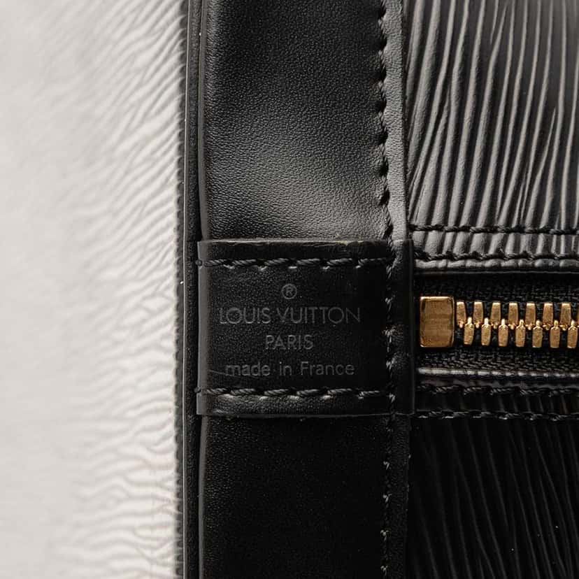 Louis Vuitton Epi Alma PM Black Leather Good condition - Box View