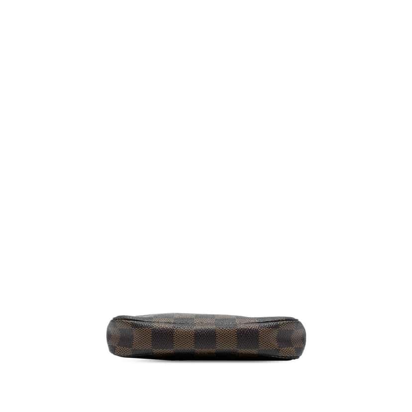 Louis Vuitton Damier Ebene Mini Pochette Accessoires Brown Good condition - Inside View