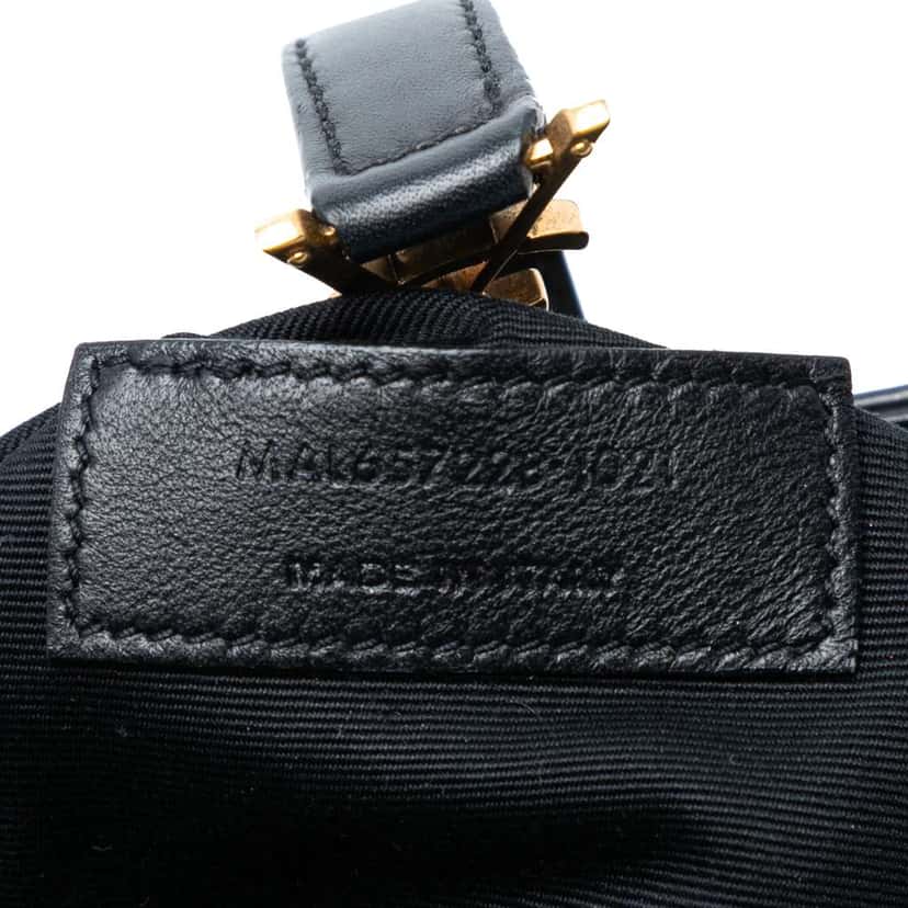 Saint Laurent Smooth Calfskin Le 5 a 7 Hobo Black Leather Good condition - Box View