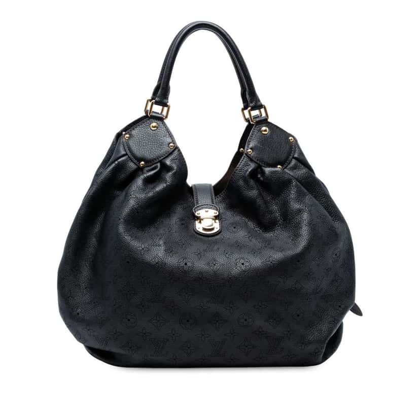 Louis Vuitton Monogram Mahina XL Black Leather Good condition - Front View