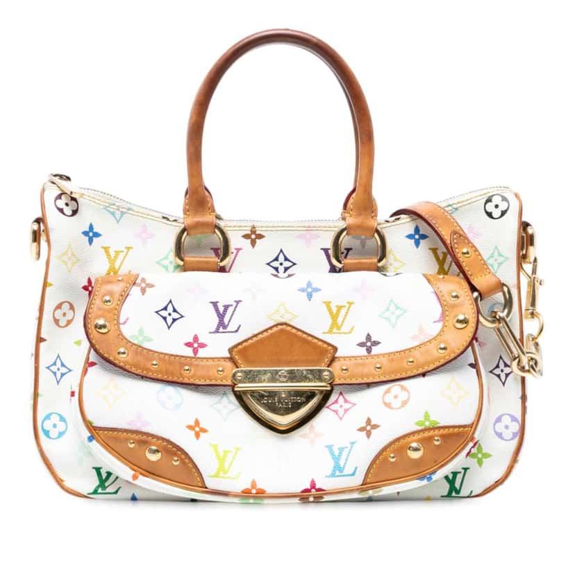 Louis Vuitton Monogram Multicolore Rita White Good condition - Front View