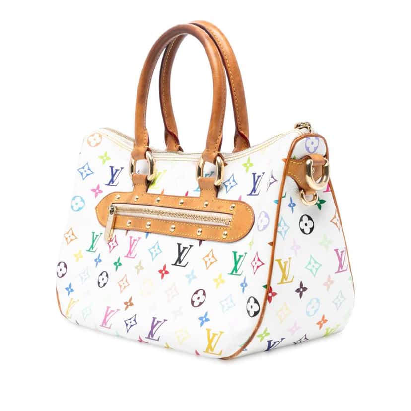 Louis Vuitton Monogram Multicolore Rita White Good condition - Back View