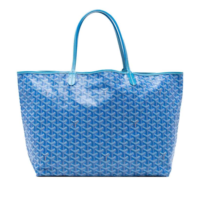Goyard Goyardine Saint Louis GM Blue Canvas Good condition - Front View