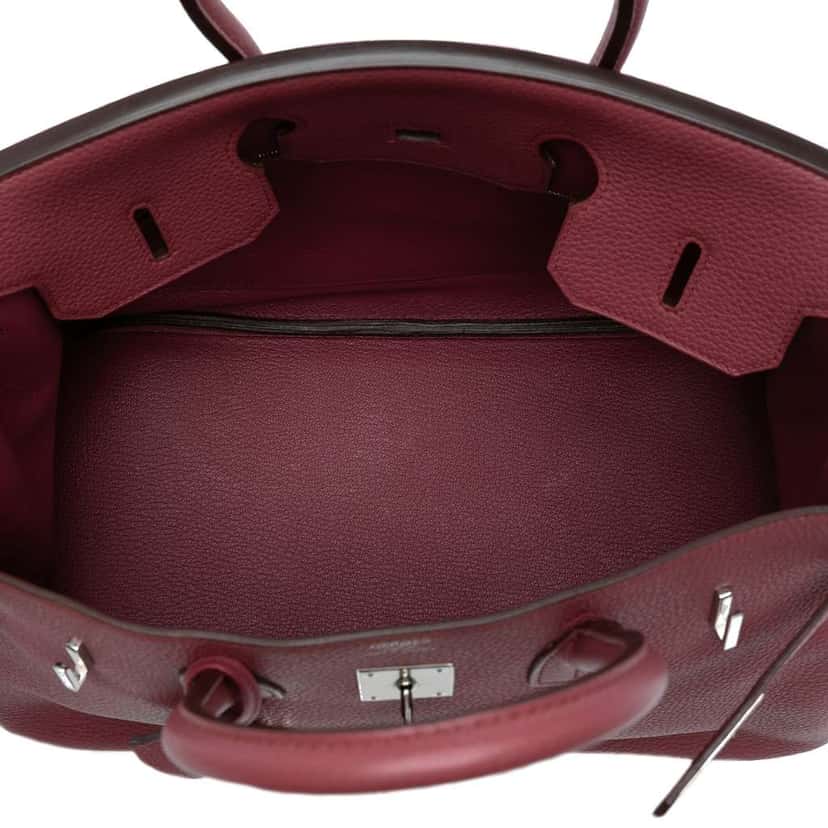 Hermès Togo Birkin Retourne 35 Red Leather Good condition - Model View