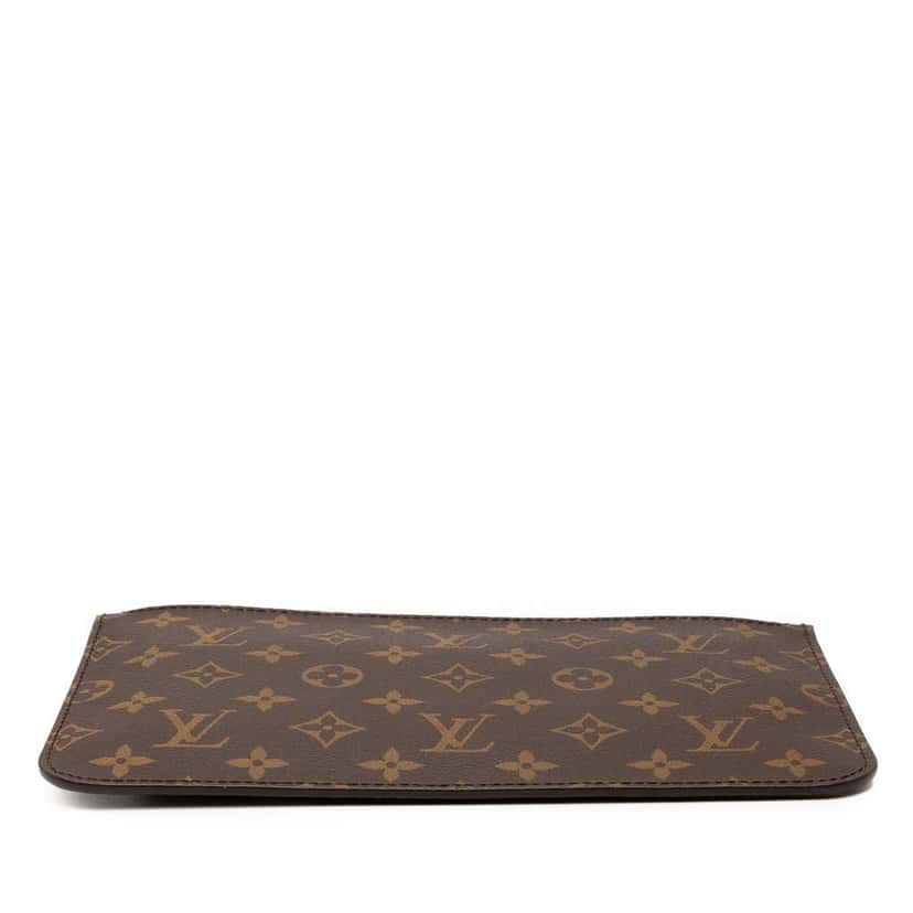 Louis Vuitton Monogram Neverfull Pouch Brown Very good condition - Inside View