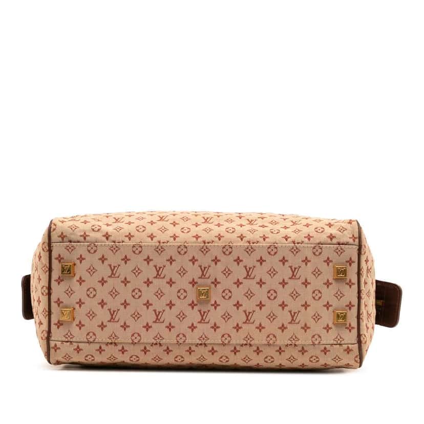 Louis Vuitton Monogram Mini Lin Josephine GM Pink Canvas Good condition - Inside View