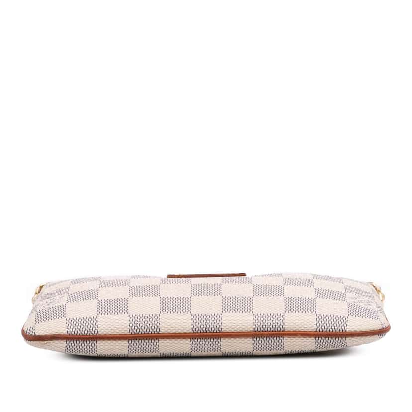 Louis Vuitton Damier Azur Pochette Milla MM White Canvas Good condition - Inside View