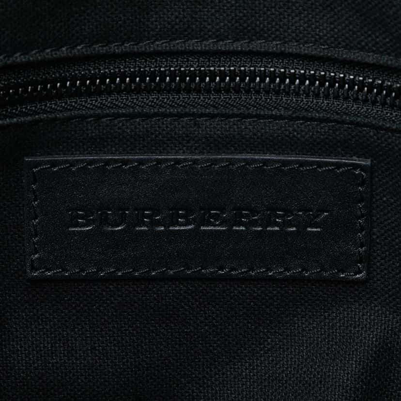 Burberry Haymarket Check Coated Canvas Vertical Tote Brown Canvas Very good condition - Box View