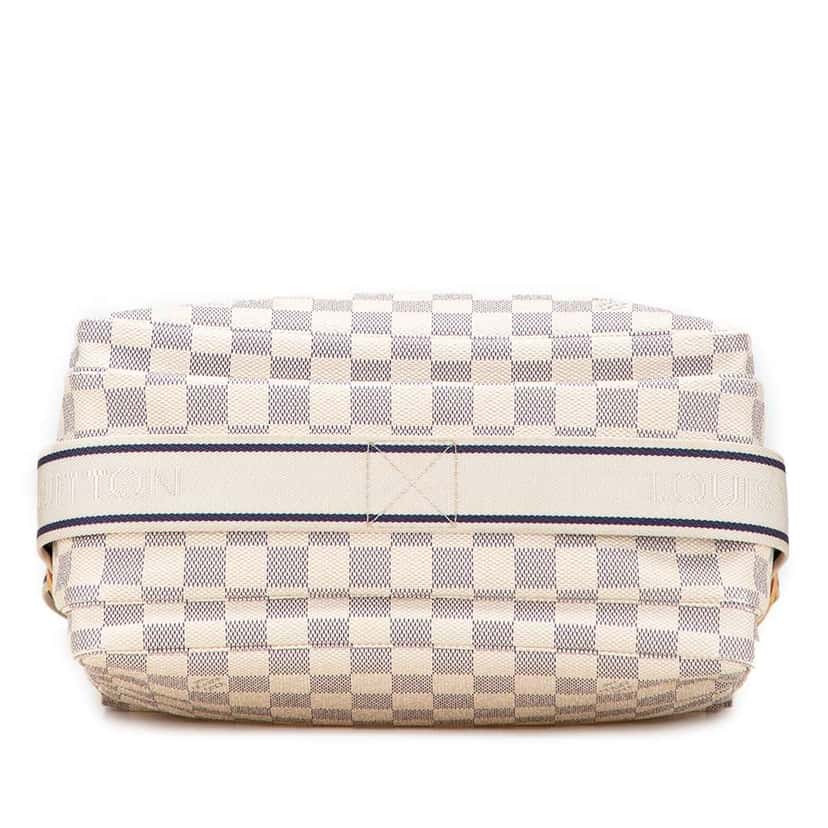 Louis Vuitton Damier Azur Naviglio White Canvas Good condition - Inside View