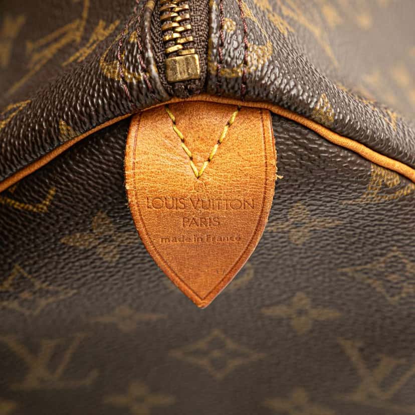 Louis Vuitton Monogram Speedy 35 Brown Canvas Good condition - Box View