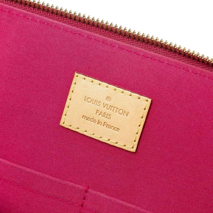 Louis Vuitton Monogram Vernis Alma PM Red Leather Good condition - Box View