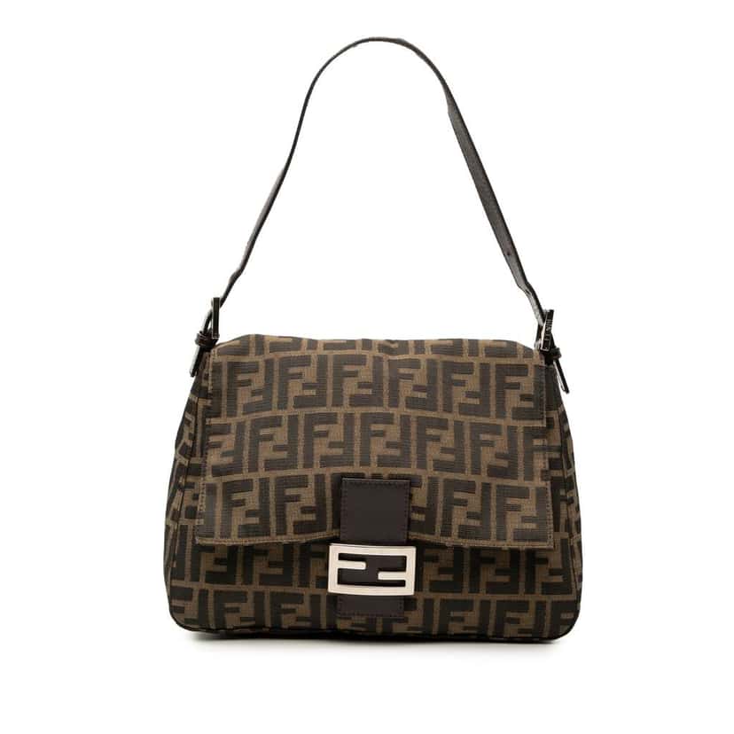 Fendi Zucca Canvas Mamma Forever Brown Canvas Good condition - Front View