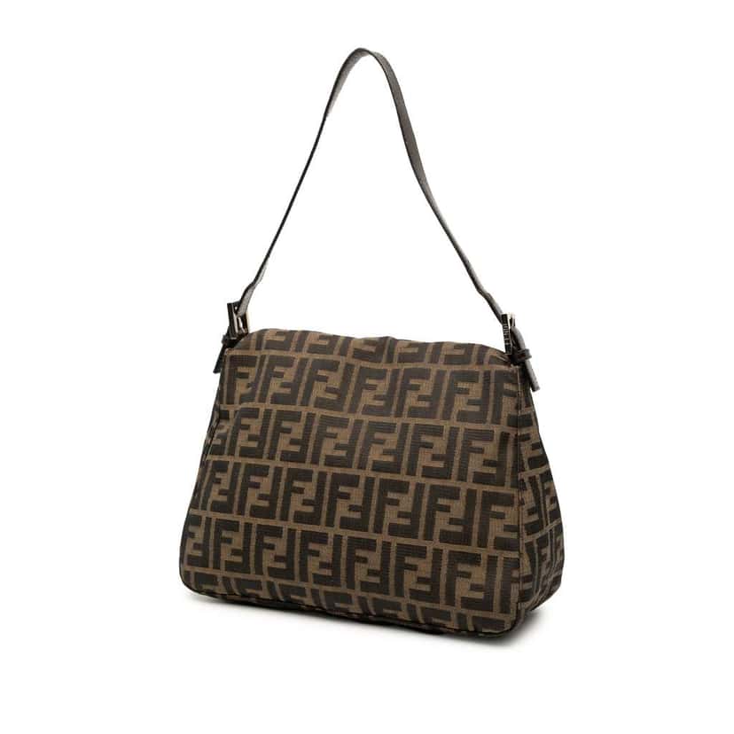 Fendi Zucca Canvas Mamma Forever Brown Canvas Good condition - Back View