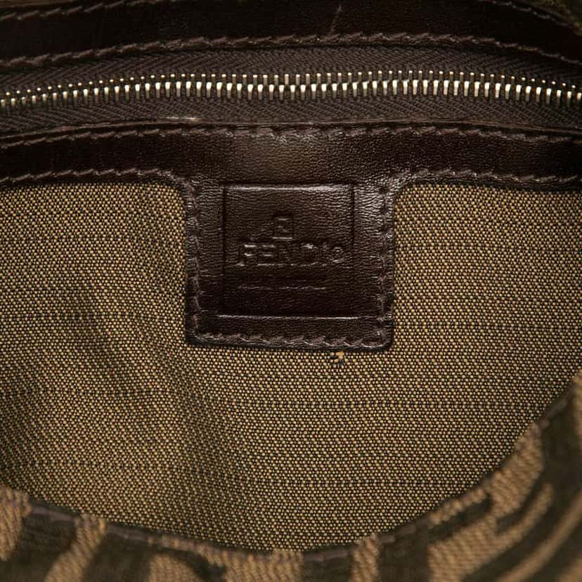 Fendi Zucca Canvas Mamma Forever Brown Canvas Good condition - Box View