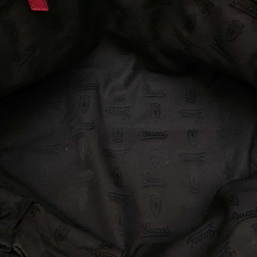 Gucci Medium GG Imprime Tote Red Canvas Good condition - Model View