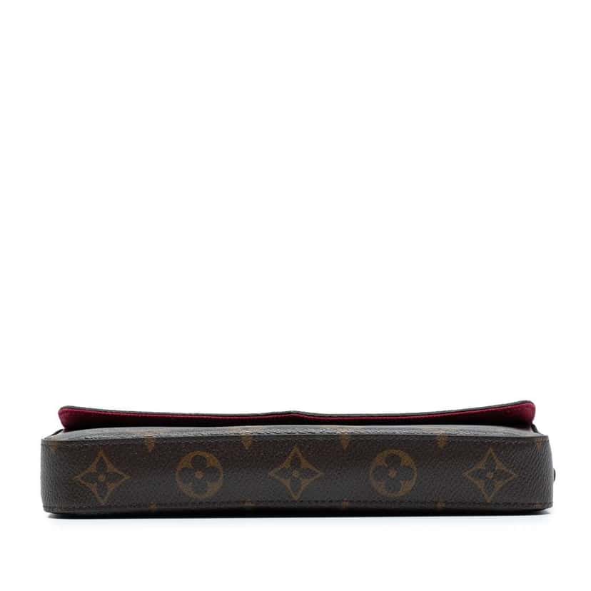 Louis Vuitton Monogram Pochette Felicie Brown Good condition - Inside View