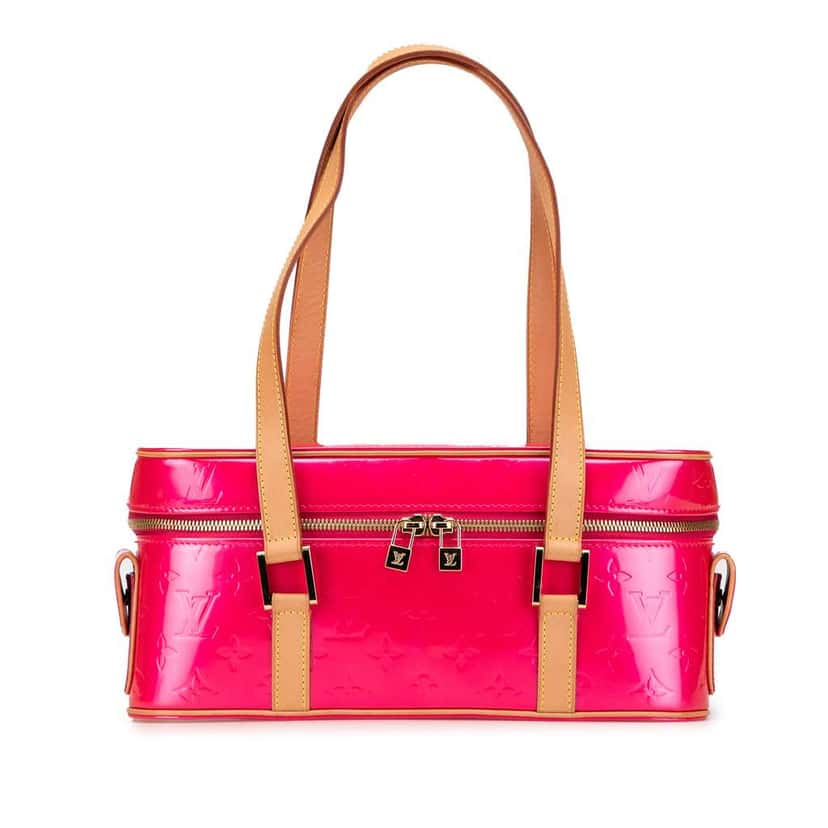 Louis Vuitton Monogram Vernis Sullivan Horizontal PM Pink Leather Good condition - Front View