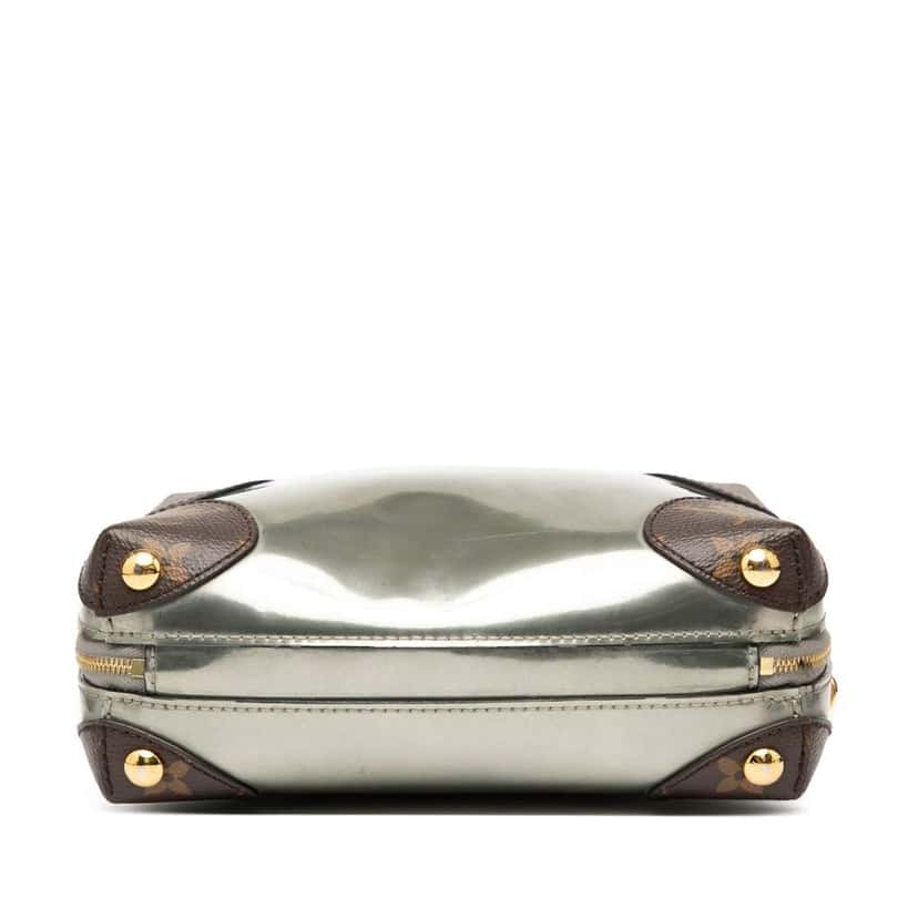 Louis Vuitton Vernis Miroir Venice Silver Leather Good condition - Inside View