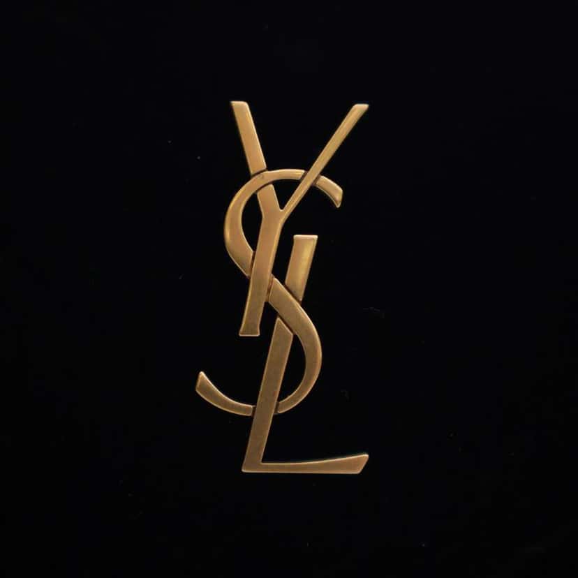 Saint Laurent Mini Velvet Monogram Lou Camera Belt Bag Black Velvet Good condition - Box View