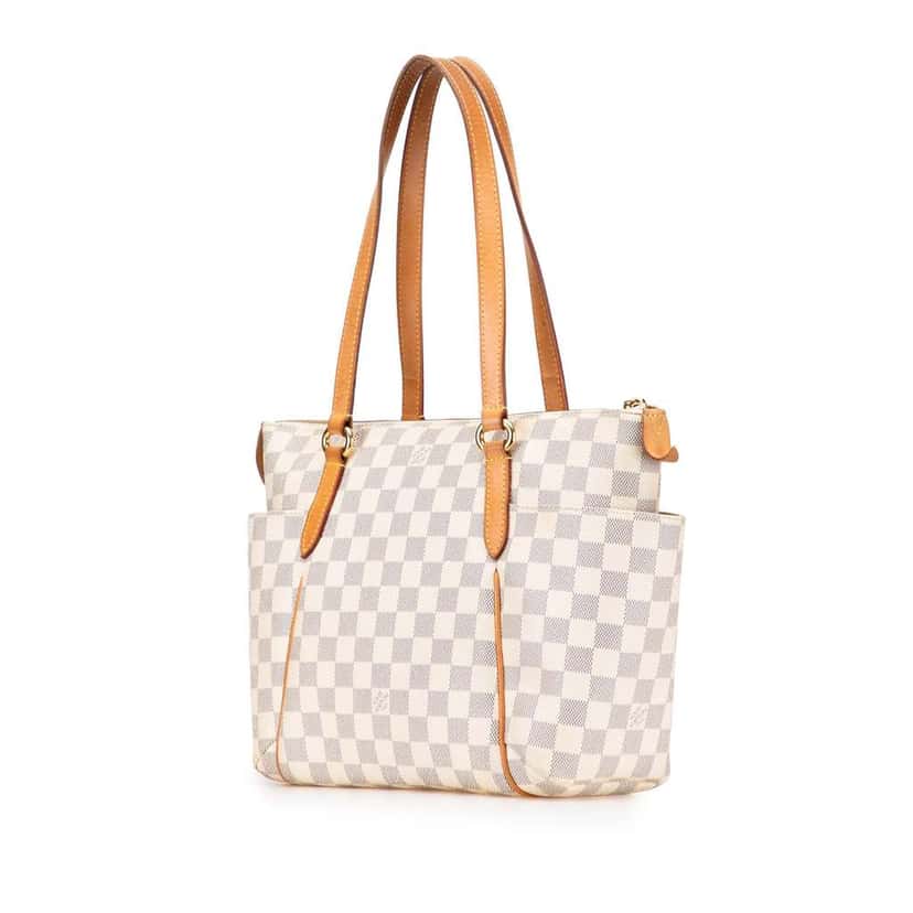 Louis Vuitton Damier Azur Totally PM White Canvas Very good condition - Back View