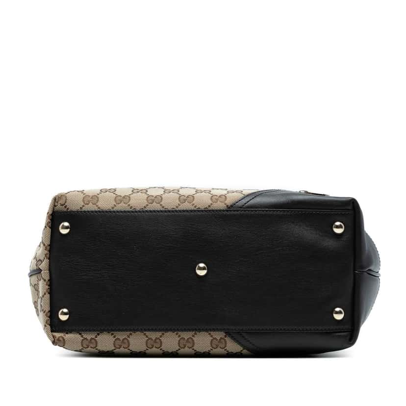 Gucci GG Canvas New Britt Tote Brown Canvas Good condition - Inside View