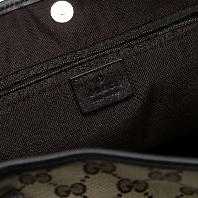 Gucci GG Canvas New Britt Tote Brown Canvas Good condition - Box View