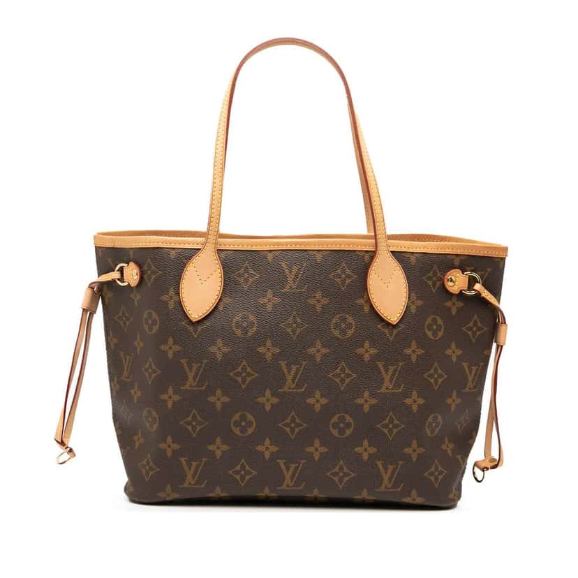 Louis Vuitton Monogram Neverfull PM Brown Good condition - Front View