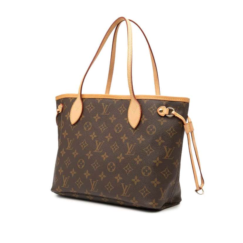 Louis Vuitton Monogram Neverfull PM Brown Good condition - Back View