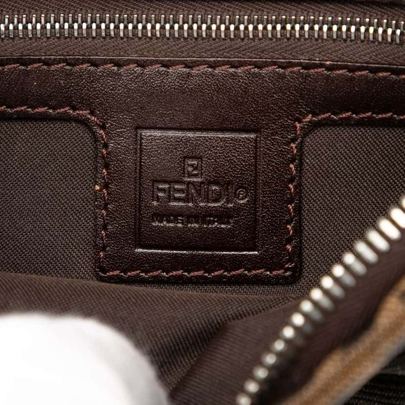 Fendi Zucca Canvas Shoulder Bag Brown Canvas Good condition - Box View