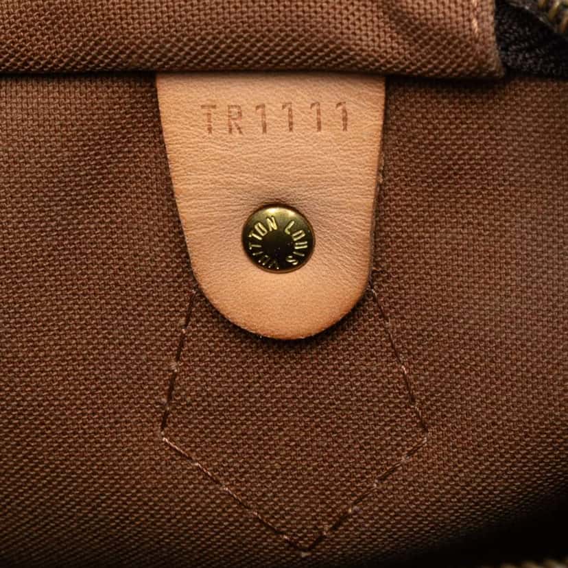 Louis Vuitton Monogram Speedy 35 Brown Good condition - Box View