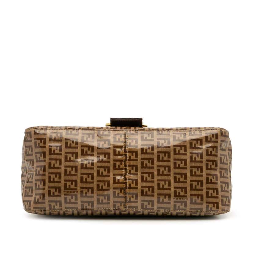 Fendi Zucchino Crystal Mamma Forever Brown Canvas Good condition - Inside View