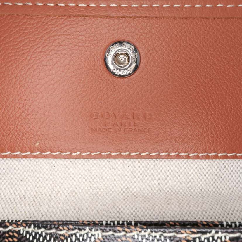 Goyard Goyardine Saint Louis PM Black Canvas Good condition - Box View