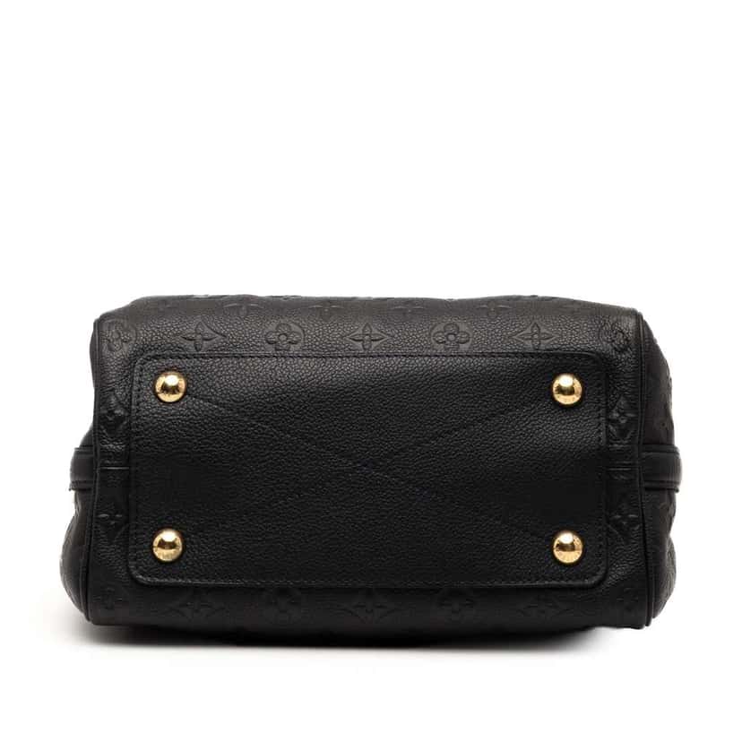 Louis Vuitton Monogram Empreinte Speedy Bandouliere 25 Black Leather Good condition - Inside View