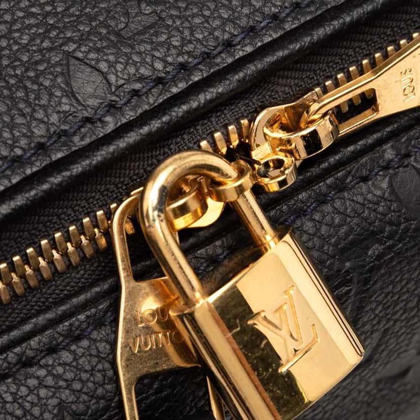 Louis Vuitton Monogram Empreinte Speedy Bandouliere 25 Black Leather Good condition - Model View