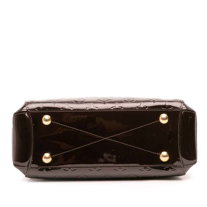 Louis Vuitton Monogram Vernis Montaigne BB Purple Leather Good condition - Inside View
