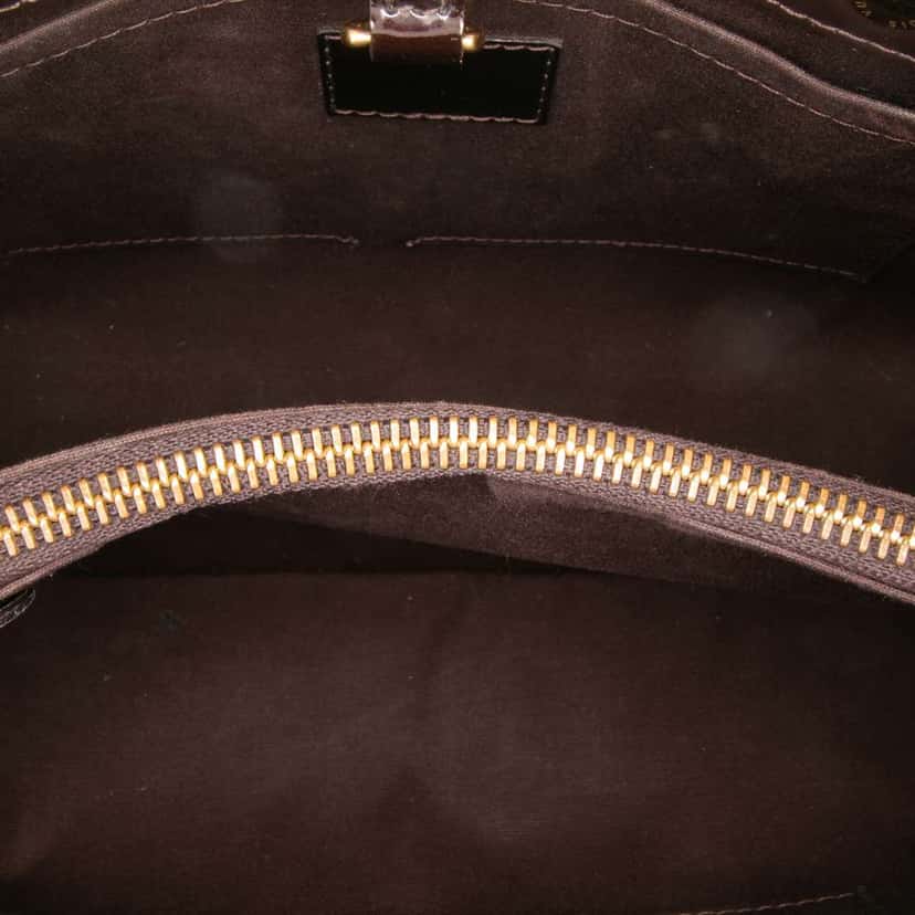 Louis Vuitton Monogram Vernis Montaigne BB Purple Leather Good condition - Model View