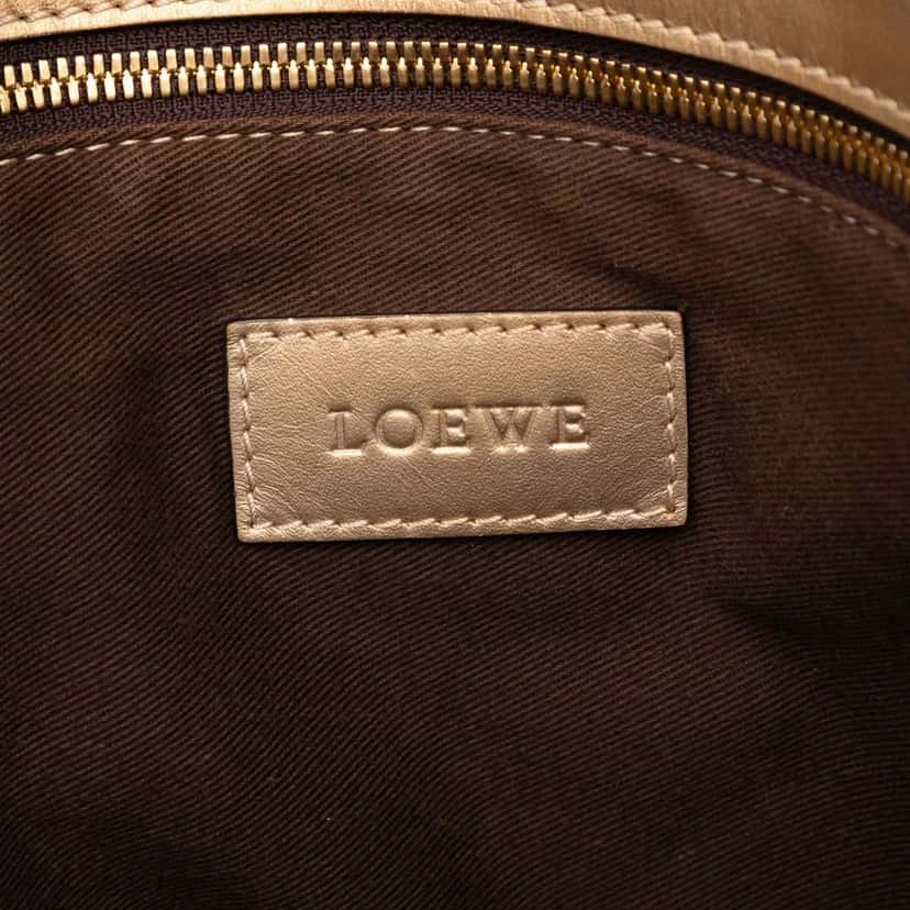 Loewe Canvas Anagram Satchel Brown Canvas Very good condition - Box View