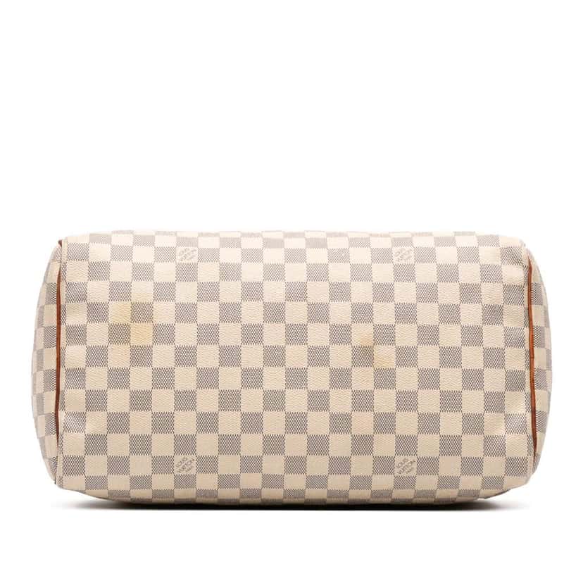 Louis Vuitton Damier Azur Speedy 35 White Canvas Good condition - Inside View