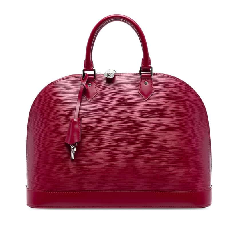 Louis Vuitton Epi Alma GM Pink Leather Good condition - Front View