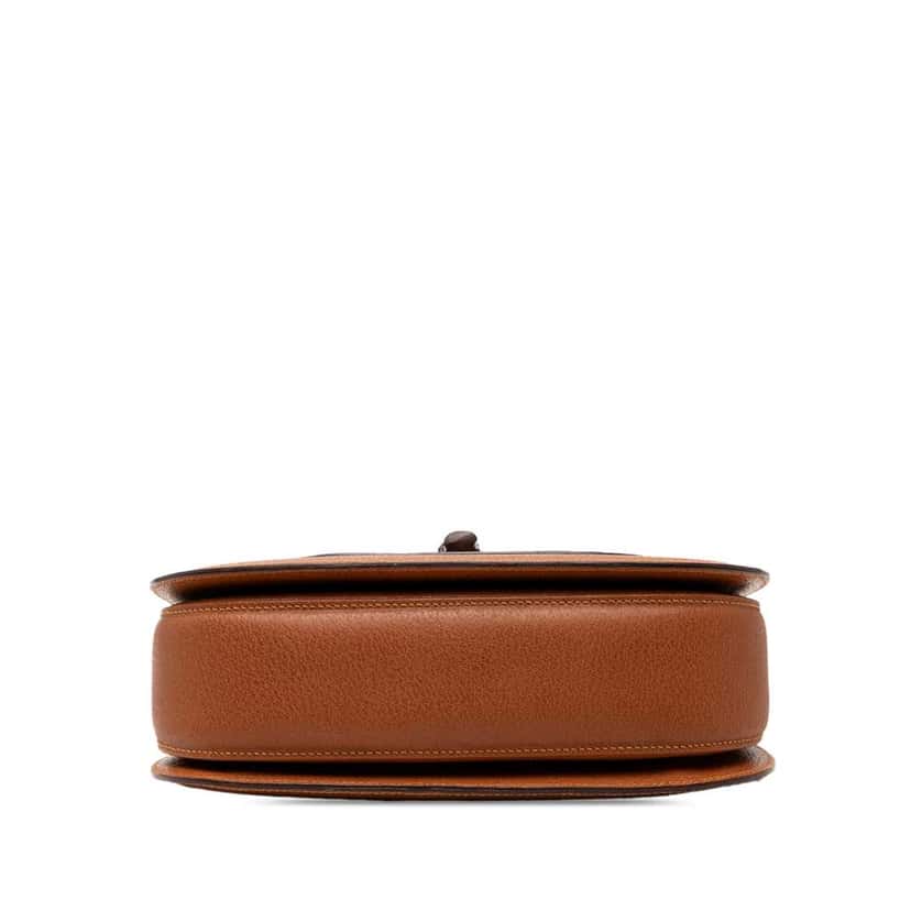 Gucci Grained Calfskin Bamboo Night Brown Leather Good condition - Inside View