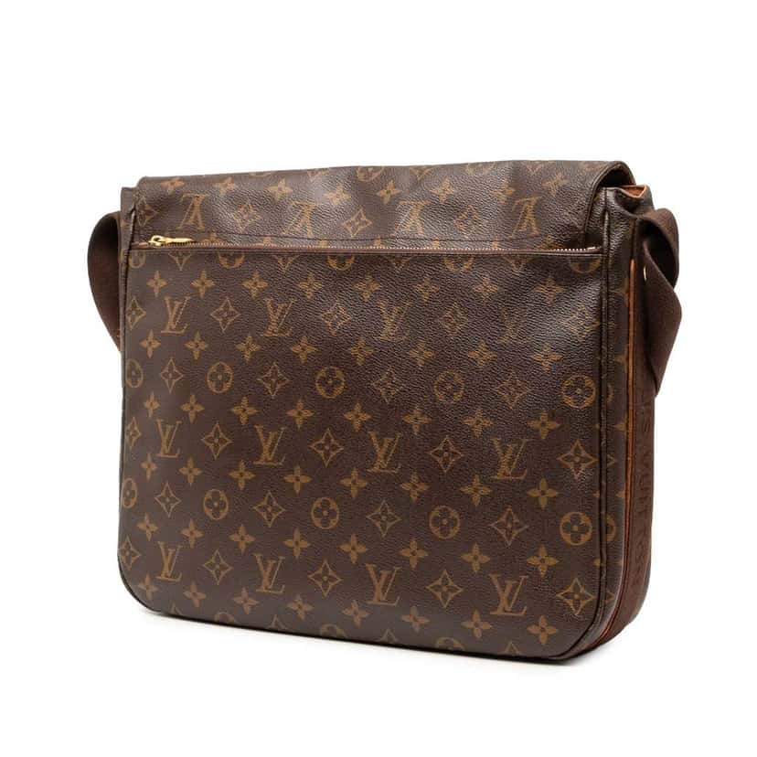 Louis Vuitton Monogram Beaubourg Messenger MM Brown Good condition - Back View