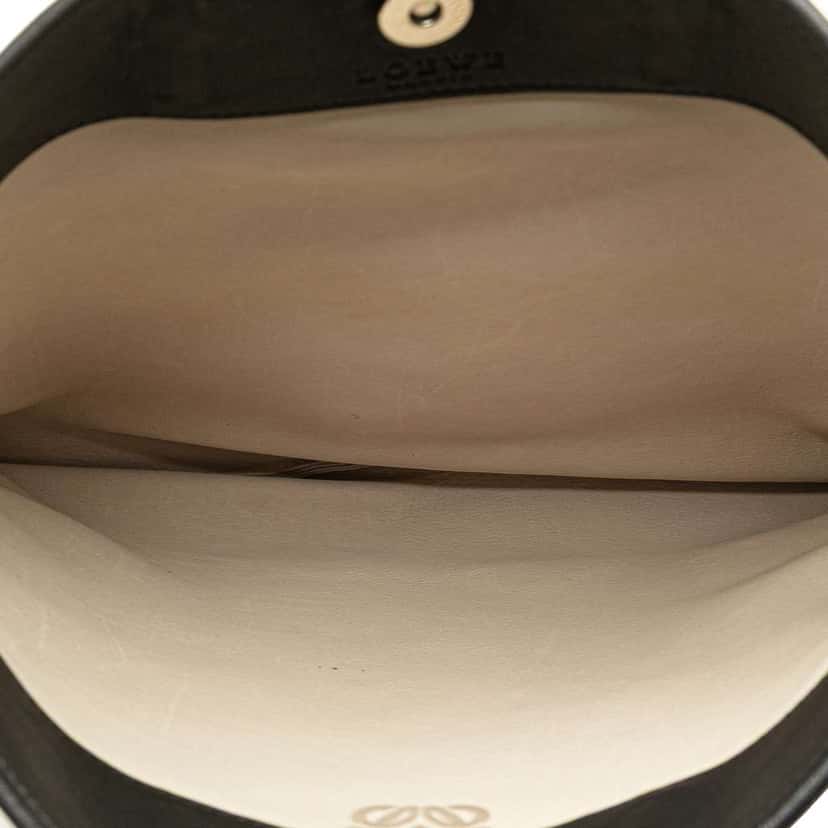 Loewe Anagram Suede Tote Brown Leather Good condition - Model View