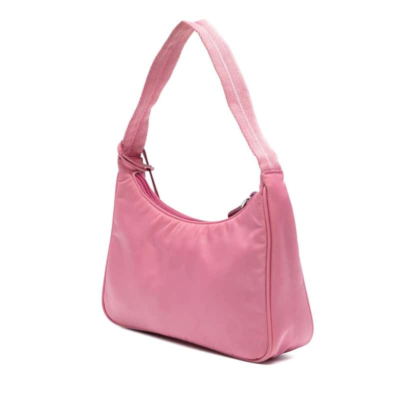 Prada Mini Tessuto Re Edition 2000 Shoulder Bag Pink Good condition - Back View