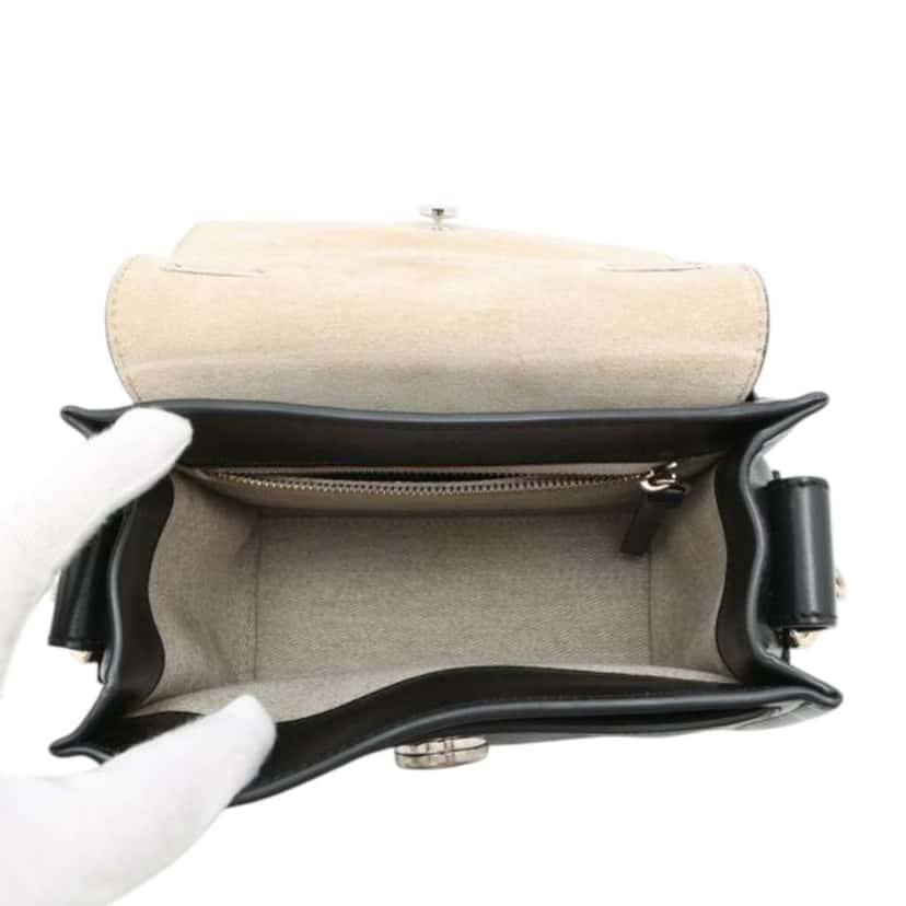 Chloé Mini Leather Tess Day Satchel Black Leather Good condition - Model View